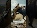 crazy crocodile and buffalo fight 🐊🐃 animals buffalo crocodile shorts