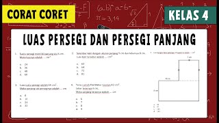 LUAS PERSEGI DAN PERSEGI PANJANG | BANGUN DATAR KELAS 4