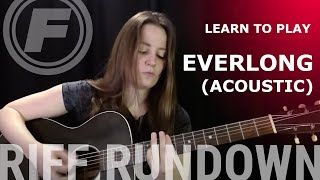 Learn to play Everlong Acoustic - Foo Fighters