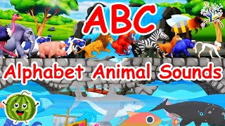 The Alphabet Animal Sounds A to Z | Fun Learning for Kids | EduFam