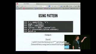 Julie Lavoie: Analyzing Rap Lyrics with Python - PyCon 2014