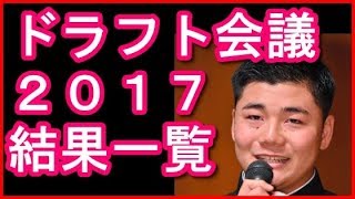 ドラフト会議2017の結果評価一覧