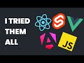 I Tested 5 JavaScript Frameworks So You Don't Have to