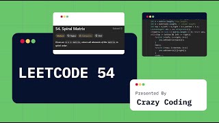 SPIRAL MATRIX | LEETCODE 54 | Optimal Approach in JAVA