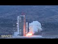 china’s long march 2d launches first hongtu 1 model satellites rocket sheds tiles