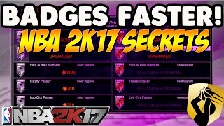 NBA 2K17 TIPS - FASTEST WAY TO GET BADGES,100% GAME SPEED AND MYPARK TRICK! NBA 2K17 SECRETS WTF!!