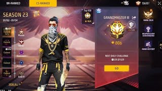 Free Fire live stream BR Rank Push 💪