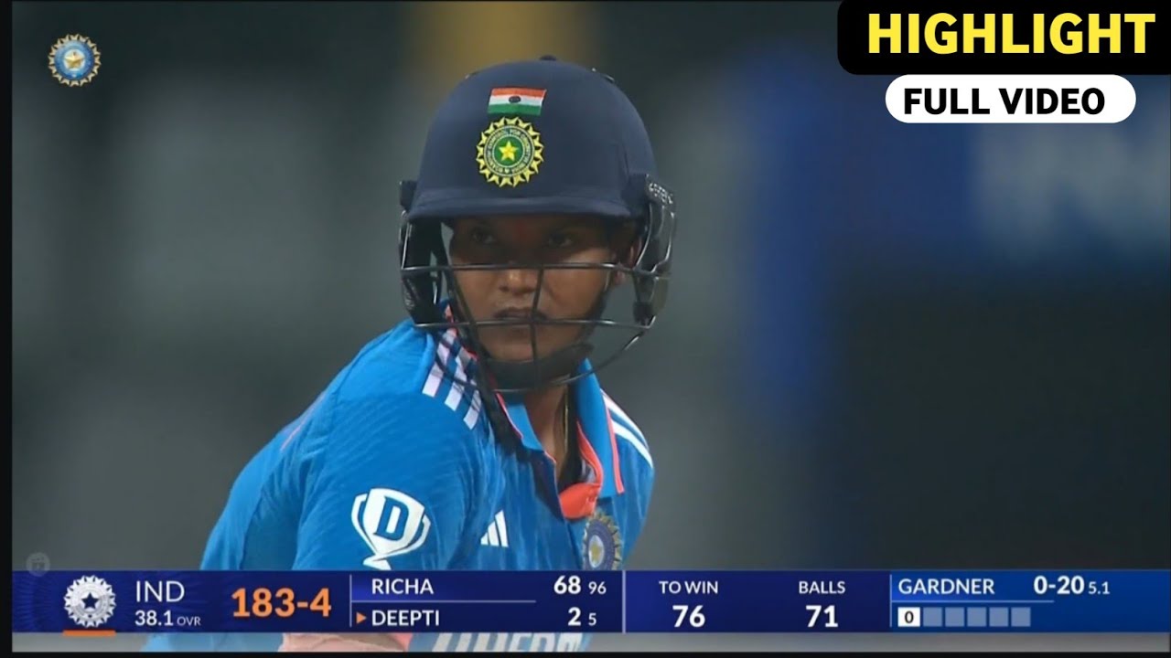 India Vs Australia Women 2nd Odi Full Match Highlight 2023 | IND Vs AUS ...