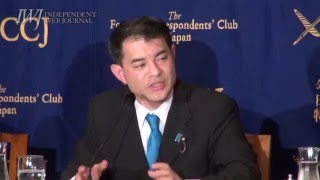 160224 日本外国特派員協会主催 柴山昌彦・総理補佐官 記者会見