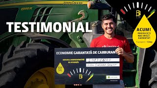 Testimonial Ferma Grigore Concept - Economie garantată de carburant