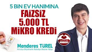 5 Bin Ev Hanımına Faizsiz 5000 TL Mikro Kredi