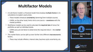 Arbitrage Pricing Theory and Multifactor Models of Risk and Return (FRM P1 – Book 1 – Chapter 12)