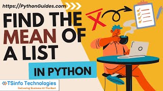 Python Program to Calculate Mean of a Given List of Numbers | How to find mean of a list in Python
