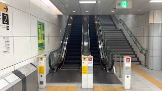 ［エスカレーター］地下鉄賀茂駅　シンドラー製　Schindler escalator  Fukuoka subway Kamo station