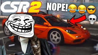 TROLLING WITH THE F1 IN CSR 2 SHOWDOWN👺