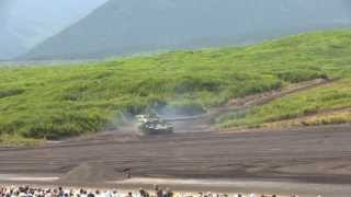 総合火力演習 2013 74式90式戦車編　前段　戦車火力