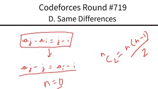 D. Same Differences | Codeforces Round #719 | Solution
