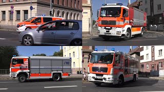 [NEUES TLF4000!] - PKW Grad noch so ausgewichen - Einsatzfahrten an der Berufsfeuerwehr Braunschweig