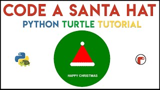 Python Turtle - Code a Santa Hat