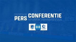 Persconferentie KRC Genk - AA Gent // 23-02-2025