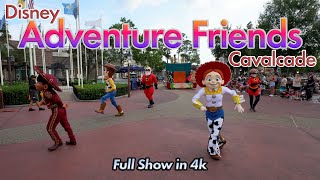 Disney Adventure Friends Cavalcade in 4k | Magic Kingdom Character Parade 2023 | Walt Disney World