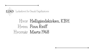 [LDO] - Helligåndskirken, KBH / Finn Reiff / Marts 1968