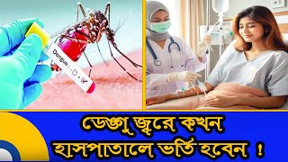 ডেঙ্গু জ্বরে কখন হাসপাতালে ভর্তি হবেন ! | Dengue | Treatment | Health | Global TV Health Tips