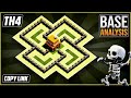 NEW Ultimate TH4 HYBRID/TROPHY[defense] Base 2020!!  Town Hall 4 Hybrid Base Design - Clash of Clans