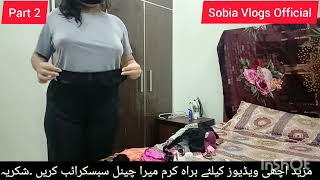 sobia nasir changing dress vlog