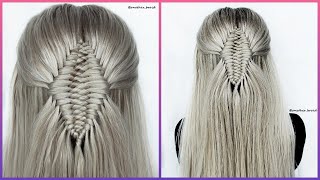 Diamond Braid by Another Braid |  EASY Criss Cross Shaped Diamond Braid