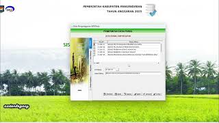 INPUT ANGGARAN di Siskeudes 2.0.7