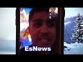 jessie vargas very impressed with pacquiao grasshopper footwork esnews boxing