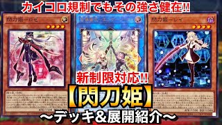 【遊戯王】カイザーコロシアム規制でも強い！閃刀姫【デッキ\u0026展開紹介】