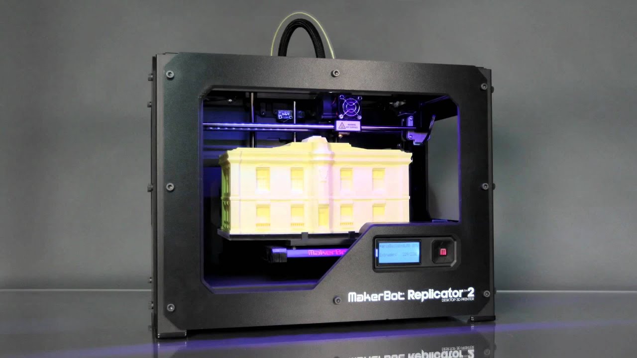 MakerBot Replicator 2 - Desktop 3D Printer - How It Works - YouTube