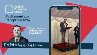 Scott Forbes, Deputy CEO, Parliamentary Reception 2024