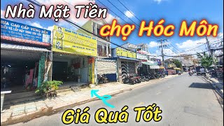 Nhà mặt tiền chợ Hóc Môn chỉ bằng giá nhà hẻm Bình Thạnh | Vị trí buôn bán tốt | Giảm Còn 7,8 Tỷ