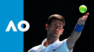 Novak Djokovic takes first set (3R) | Australian Open 2019