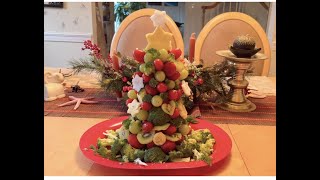 圣诞水果树（DIY Christmas Fruit Tree)￼