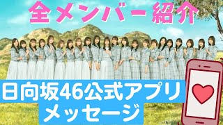 全メンバー総まとめ！日向坂46公式アプリ「メッセージ」紹介動画