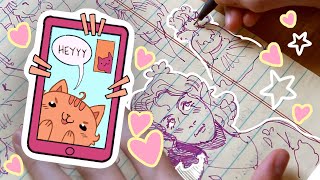 draw with me like we're on facetime ✿ what I'm working on, and the future of my channel