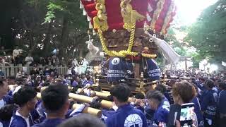 令和4年　枚岡神社　秋郷祭　河内　太鼓台　宮入