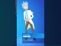 fancy feet rick sanchez skin showcase fortnite dances emotes fortnite x rick and morty