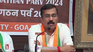 Press Conference | BJP | Live | Prudent | 231224