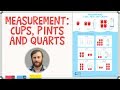 Capacity Measurement: Cups, Pints and Quarts | Math for 1st Grade | Kids Academy