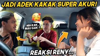 PRANK ADEK KAKAK JADI SUPER AKUR🥰! Sampe Disuapin.. *Reny Bingung*😂