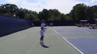 Roger Federer practicing at Rogers Cup 2006