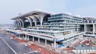 The latest appearance of Chongqing East High-speed Railway Station in February 2025.