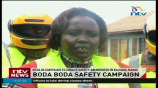 NTSA in campaign to create body boda safety awareness in Kajiado, Nandi