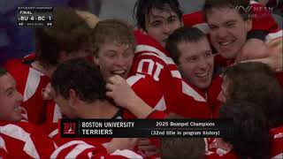 Boston University vs. Boston College - 2025 Beanpot Championship Highlights