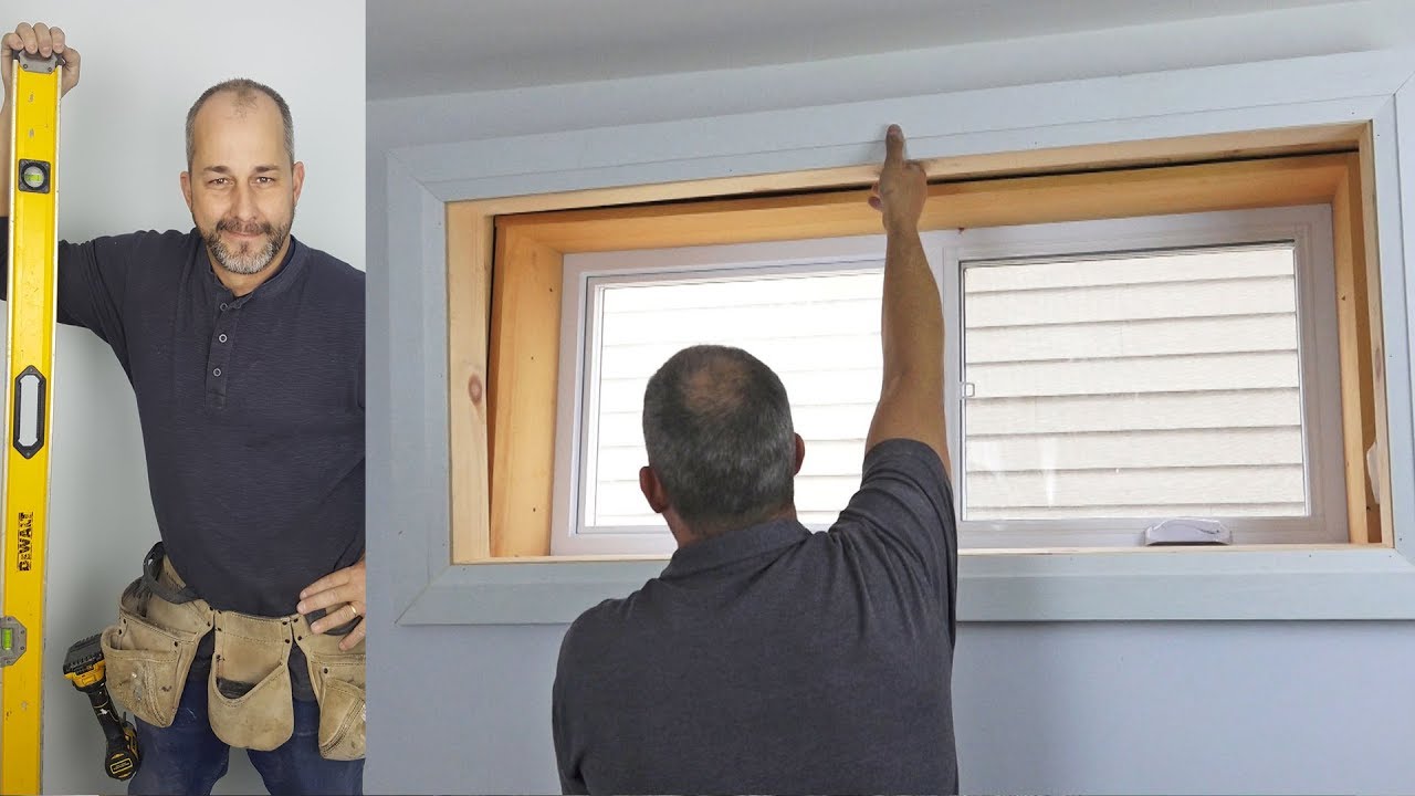 How To Install Window Trim With Jamb Extensions Easy. - YouTube